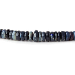 4-7mm Australian Opal plain rondelle beads 18 inch 230 pieces A grade (ONLINE ORDER ONLY)