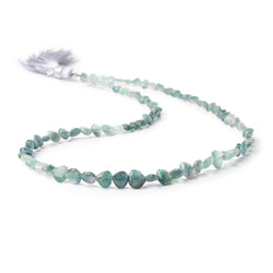 4-7mm Bi-Color Indicolite Tourmaline Faceted Heart 15.5 inch 78 Beads (ONLINE ORDER ONLY)