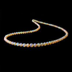 4-7mm Ethiopian Opal Faceted Round Beads 17 inch 97 pieces AAA (ONLINE ORDER ONLY)
