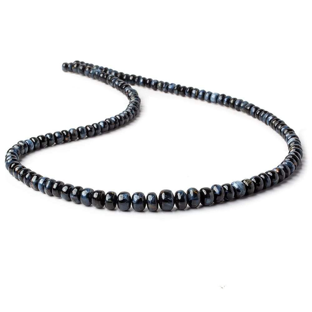 5-8mm Pietersite plain rondelle beads 18 inch 118 pieces AA (ONLINE ORDER ONLY)