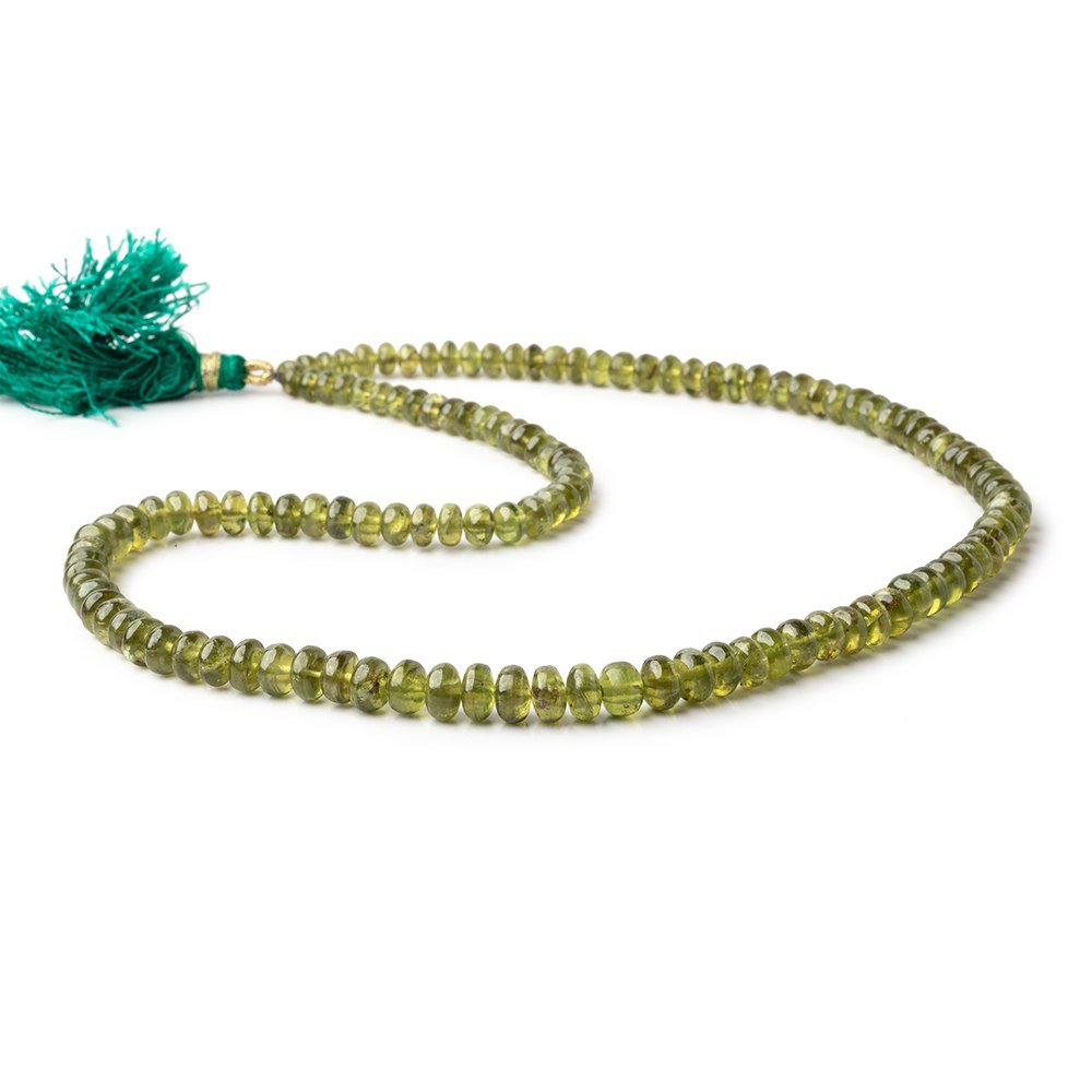 4-7mm Idocrase Plain Rondelle Beads 18 inch 121 pieces AA (ONLINE ORDER ONLY)