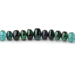 4-7mm Indicolite Blue & Chrome Green Tourmaline Plain Rondelles 18 inch 160 pieces AA (ONLINE ORDER ONLY)