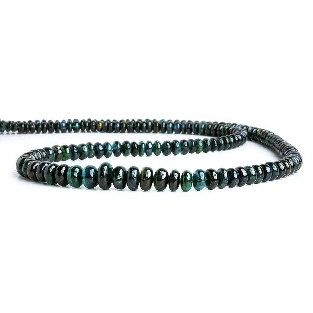 4-7mm Indicolite Tourmaline Plain Rondelle Beads 180 pcs (ONLINE ORDER ONLY)