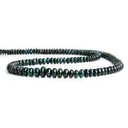 4-7mm Indicolite Tourmaline Plain Rondelle Beads 180 pcs (ONLINE ORDER ONLY)