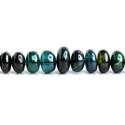 4-7mm Indicolite Tourmaline Plain Rondelle Beads 180 pcs (ONLINE ORDER ONLY)