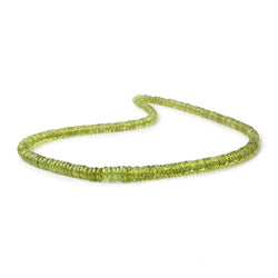 4-7mm Peridot Faceted Heishi Beads 16 inch 115 pieces AA (ONLINE ORDER ONLY)
