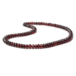 4-7mm Pyrope Garnet Plain Rondelle Beads 16 inch 95 pieces (ONLINE ORDER ONLY)