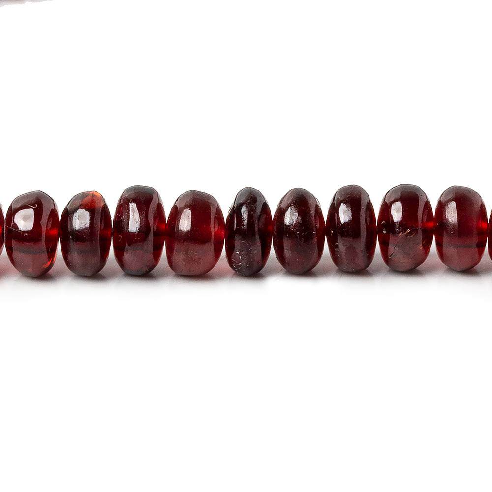 4-7mm Pyrope Garnet Plain Rondelle Beads 16 inch 95 pieces (ONLINE ORDER ONLY)