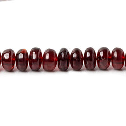 4-7mm Pyrope Garnet Plain Rondelle Beads 16 inch 95 pieces (ONLINE ORDER ONLY)