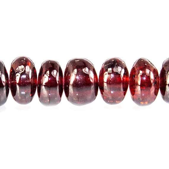 4-7mm Pyrope Garnet Plain Rondelle Beads 16 inch 95 pieces (ONLINE ORDER ONLY)