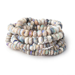 4-8mm Australian Opal with Matrix Rondelle Beads 18 inch 127 pieces AA (ONLINE ORDER ONLY)