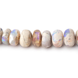 4-8mm Australian Opal with Matrix Rondelle Beads 18 inch 127 pieces AA (ONLINE ORDER ONLY)