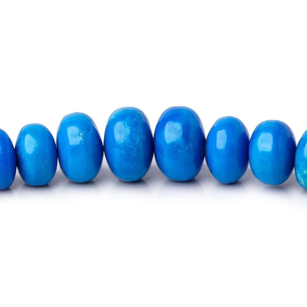 4-8mm Ceruleite Plain Rondelle Beads 18 inch 150 pieces AAA (ONLINE ORDER ONLY)