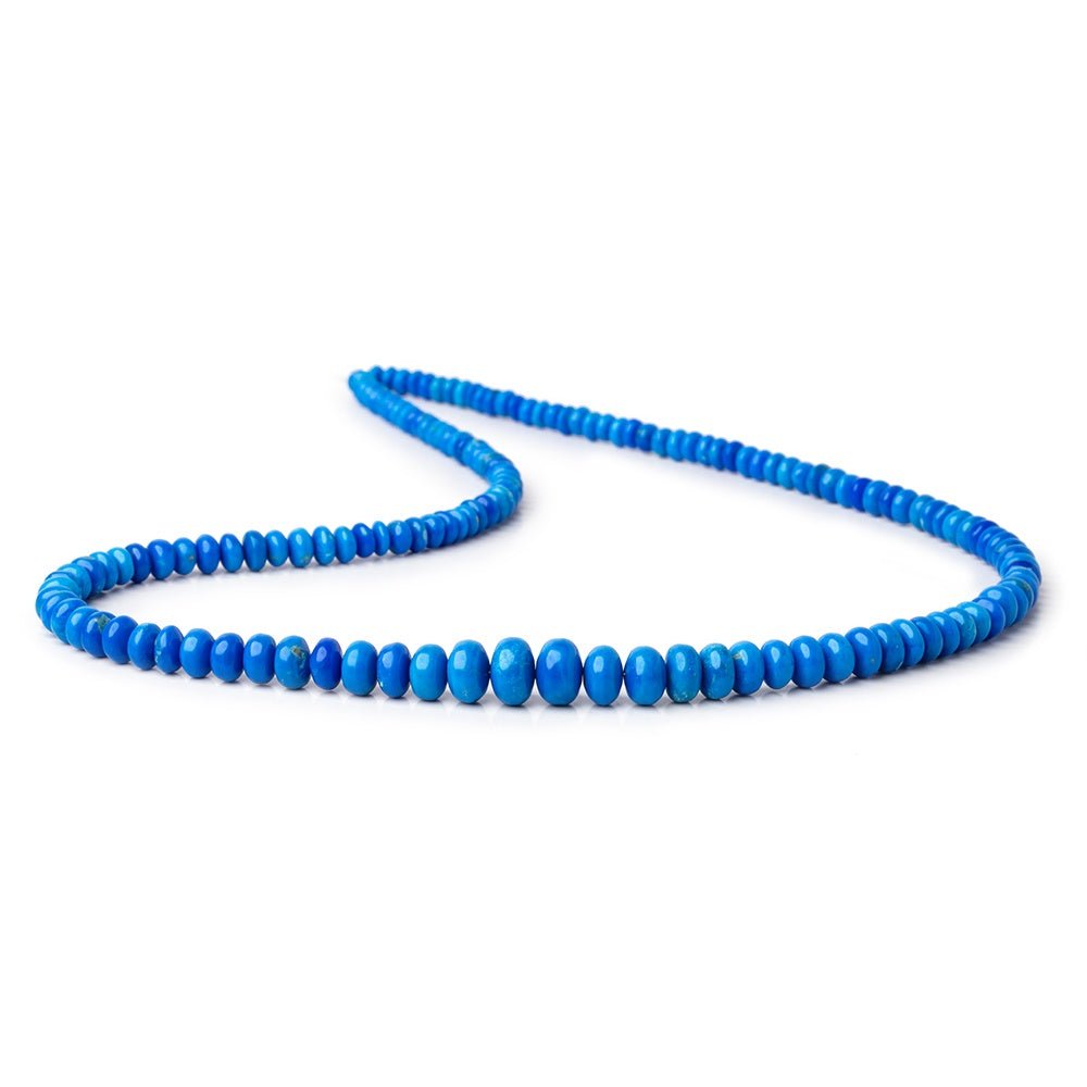 4-8mm Ceruleite Plain Rondelle Beads 18 inch 150 pieces AAA (ONLINE ORDER ONLY)