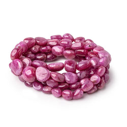 4-9.5mm Ruby Plain Nugget Beads 16 inch 60 pieces (ONLINE ORDER ONLY)