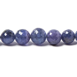 4-9mm Tanzanite Faceted Round Beads AA Grade 16 inch 60 pieces (ONLINE ORDER ONLY)