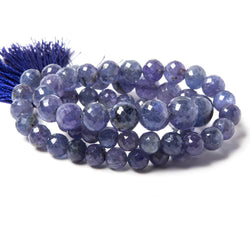 4-9mm Tanzanite Faceted Round Beads AA Grade 16 inch 60 pieces (ONLINE ORDER ONLY)