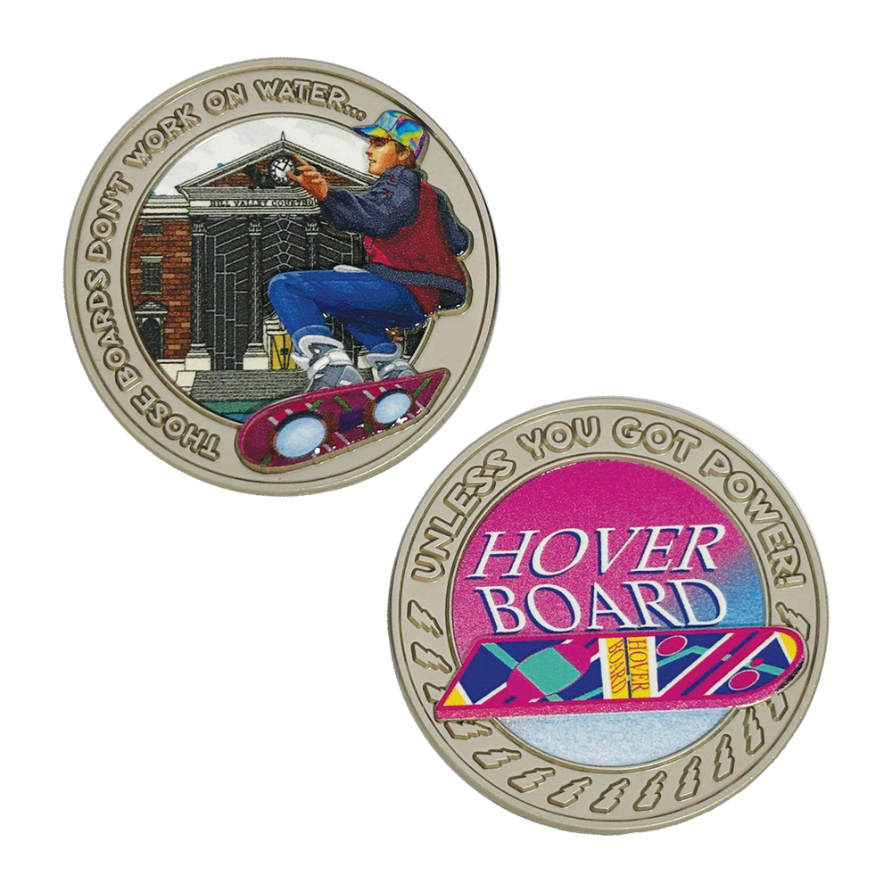 Back to the Future Part II Limited Edition Hoverboard Coin