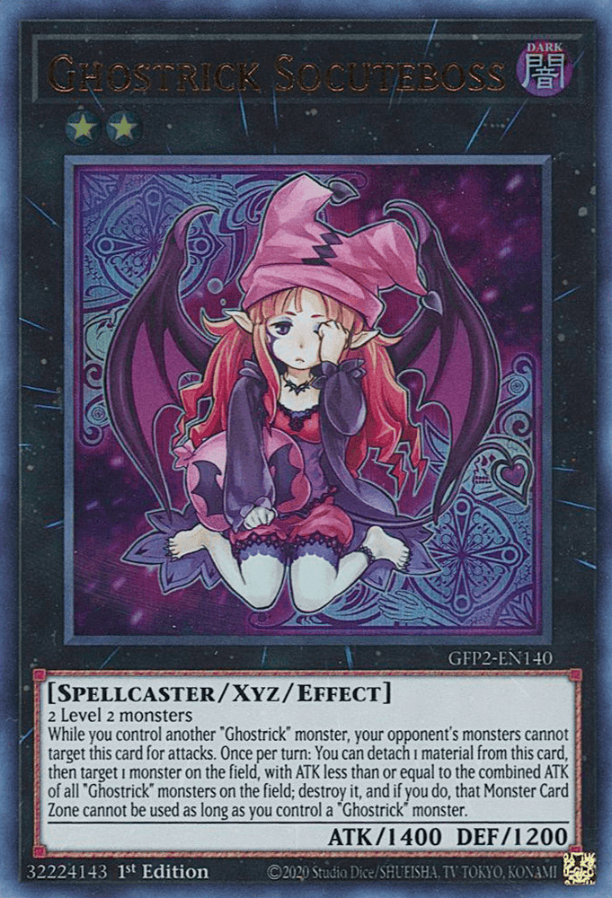 Ghostrick Socuteboss [GFP2-EN140] Ultra Rare (ONLINE ORDER ONLY)