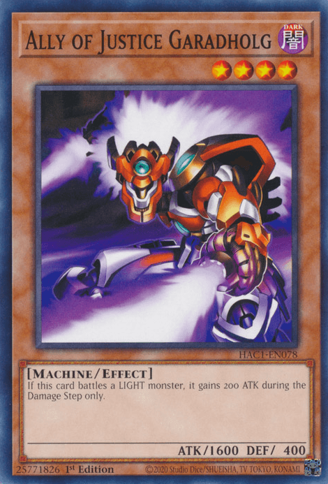 Ally of Justice Garadholg [HAC1-EN078] Common (ONLINE ORDER ONLY)