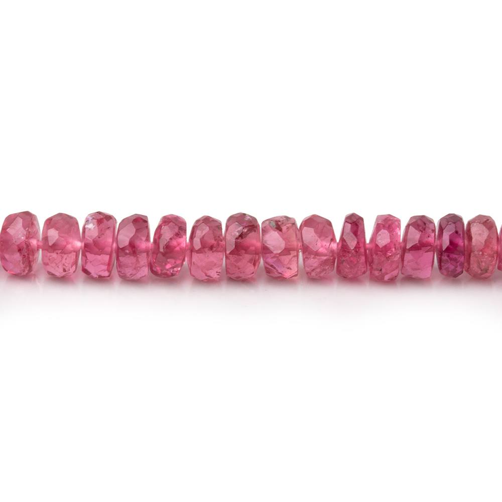 2.5-4.5mm Pink Tourmaline Faceted Rondelle Beads 16 inch 187 pieces AA (ONLINE ORDER ONLY)