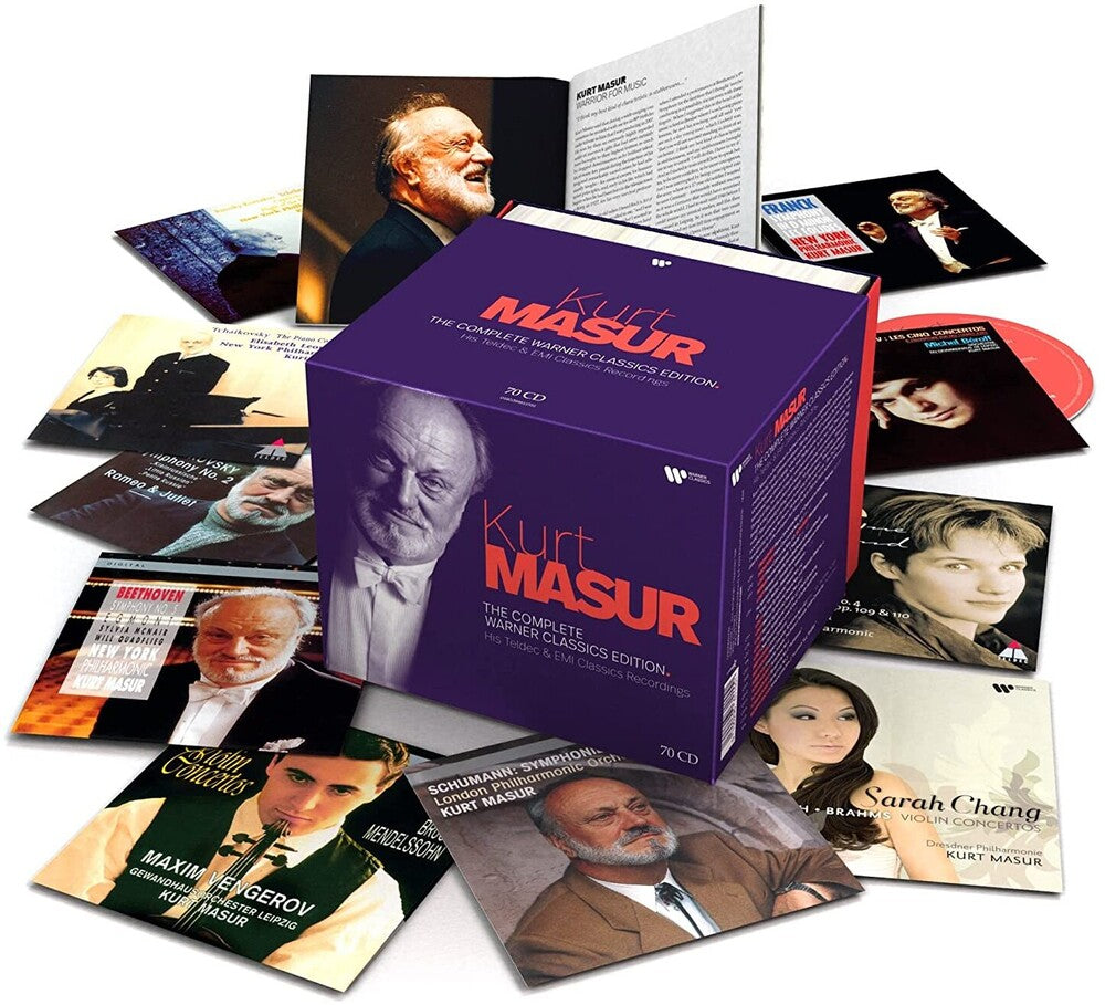 Kurt Masur: The Complete Warner Classics Edition - His Teldec & EMI [CD]