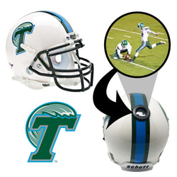 Tulane Green Wave College Football Collectible Mini Helmet - Picture Inside - FANZ Collectibles (Online Order Only) (ONLINE ORDER ONLY)