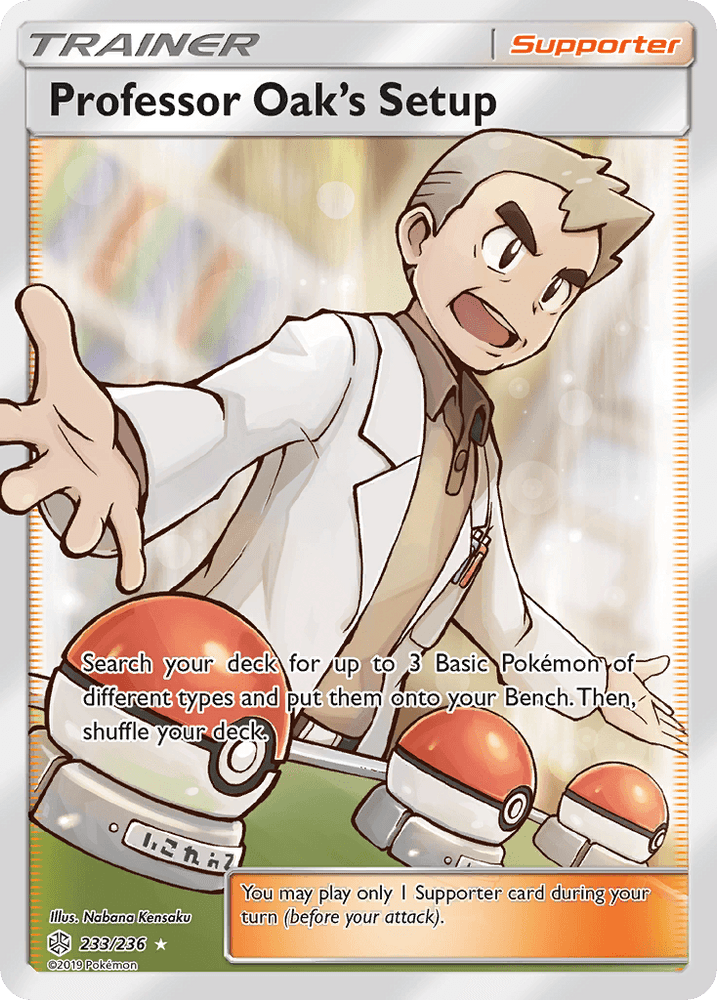 Professor Oak's Setup (233/236) [Sun & Moon: Cosmic Eclipse] (Online Only)