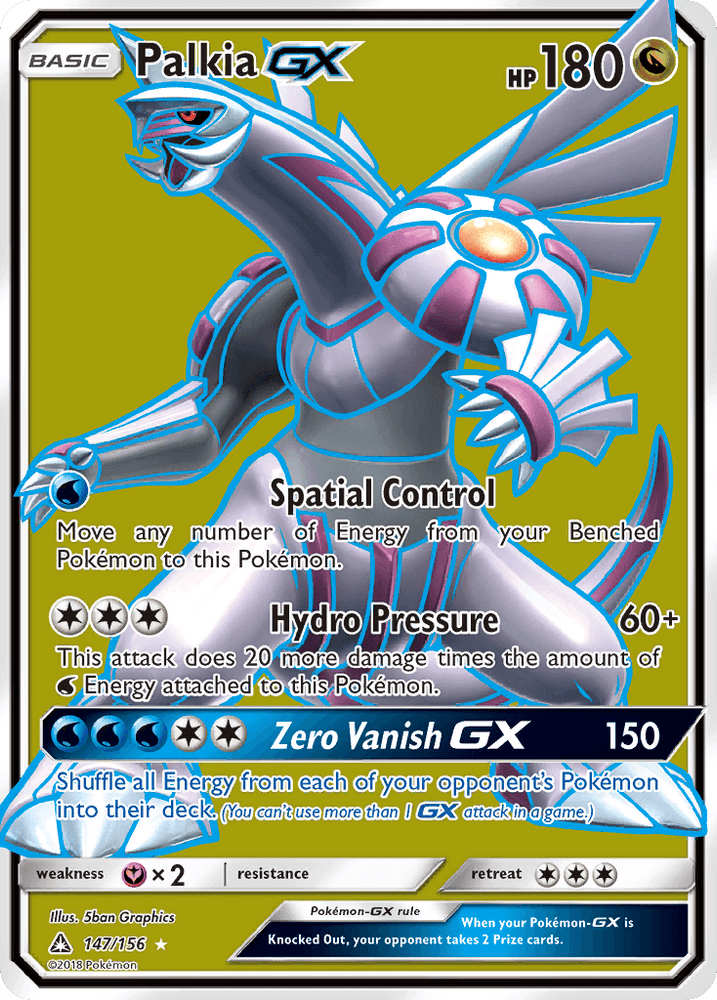 Palkia GX (147/156) [Sun & Moon: Ultra Prism] (Online Only)