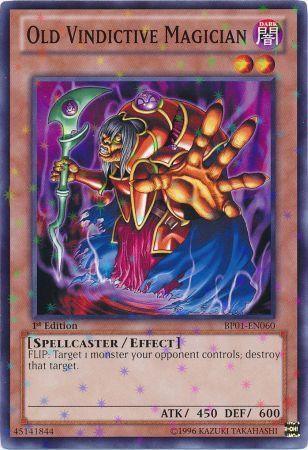 Old Vindictive Magician [BP01-EN060] Starfoil Rare (ONLINE ORDER ONLY)