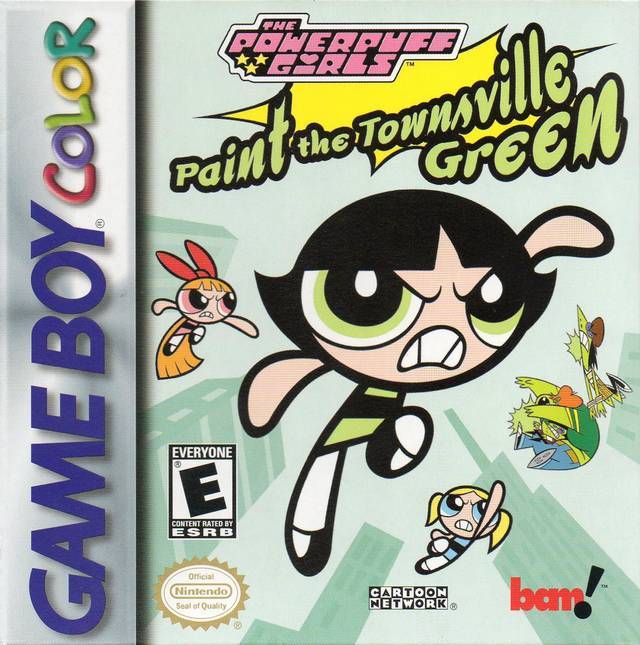 Powerpuff Girls Paint the Townsville Green (Gameboy Color) (ONLINE ORDER ONLY)
