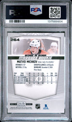 Graded 2024 O-Pee-Chee Platinum Matvei Michkov #264 Rookie RC Hockey Card PSA 10 Gem Mint