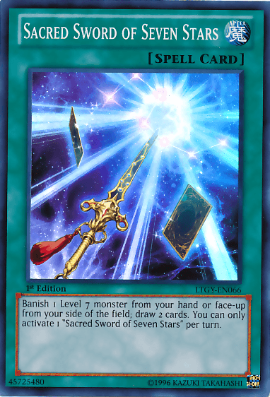 Sacred Sword of Seven Stars [LTGY-EN066] Super Rare (ONLINE ORDER ONLY)