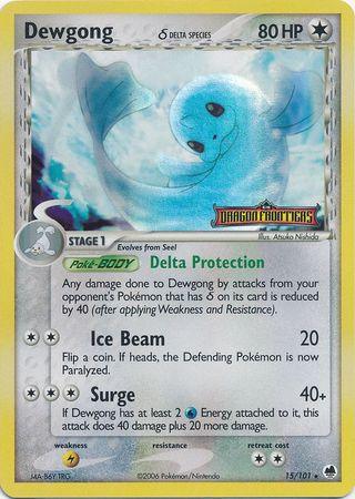 Dewgong (15/101) (Delta Species) (Stamped) [EX: Dragon Frontiers] (Online Only)