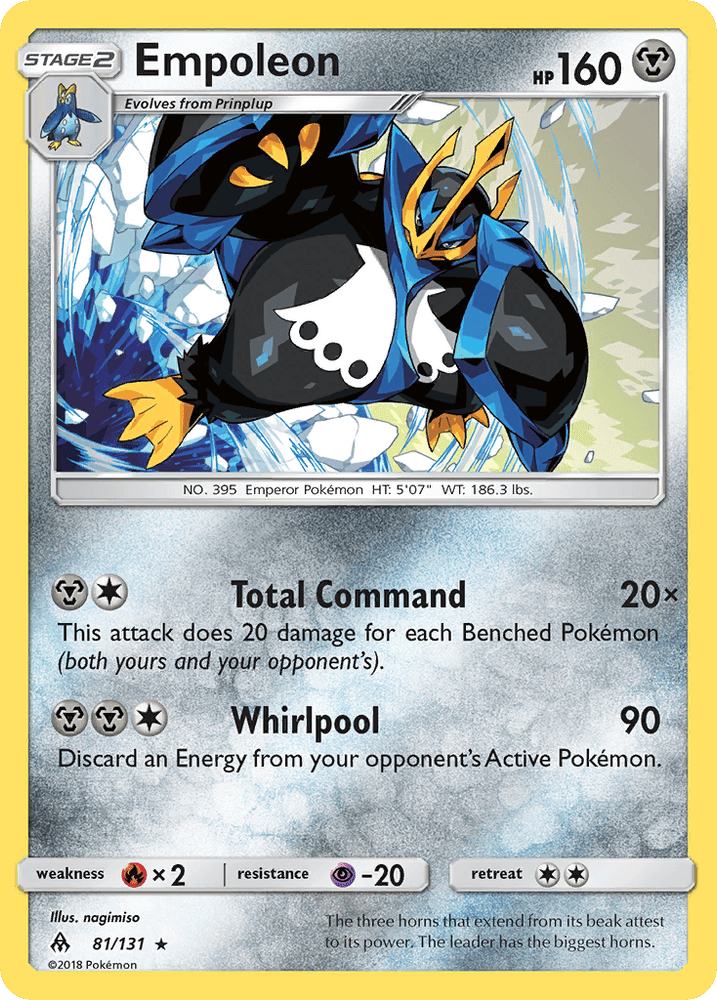 Empoleon (81/131) [Sun & Moon: Forbidden Light] (Online Only)
