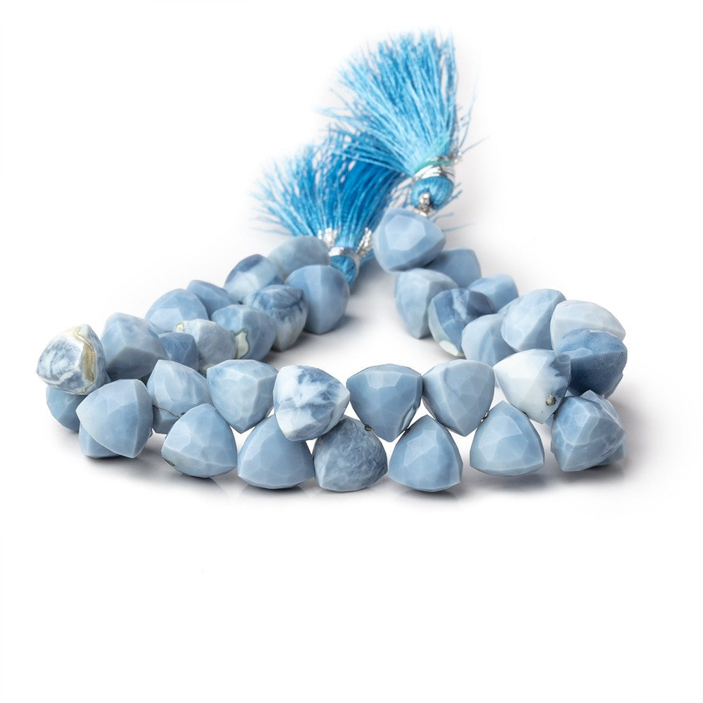 9-10mm Owyhee Denim Opal Faceted Trillion Beads 8 inch 40 pieces