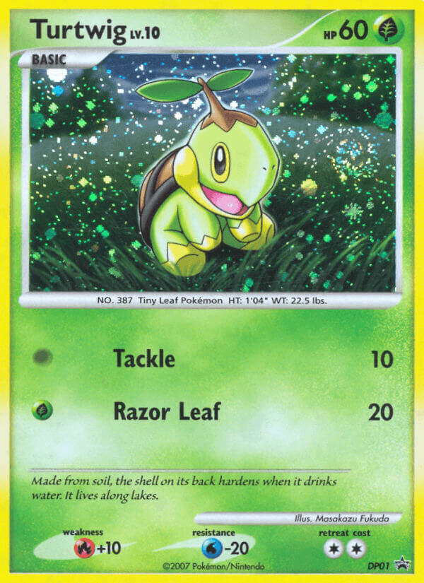 Turtwig (DP01) [Diamond & Pearl: Black Star Promos] (Online Only)