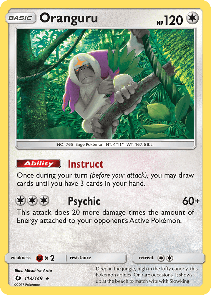 Oranguru (113/149) [Sun & Moon: Base Set] (Online Only)