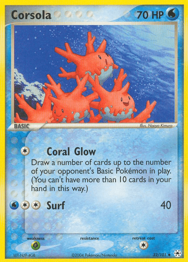Corsola (32/101) [EX: Hidden Legends] (Online Only)