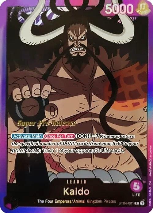 Kaido [Super Pre-Release Starter Deck: Animal Kingdom Pirates] (ONLINE ORDER ONLY)