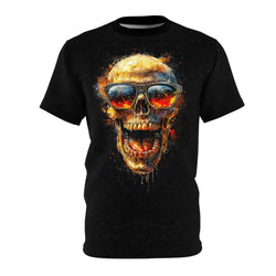 Skull Design | Stand Out in Style - Unisex Cut & Sew Tee (AOP) (ONLINE ORDER ONLY)