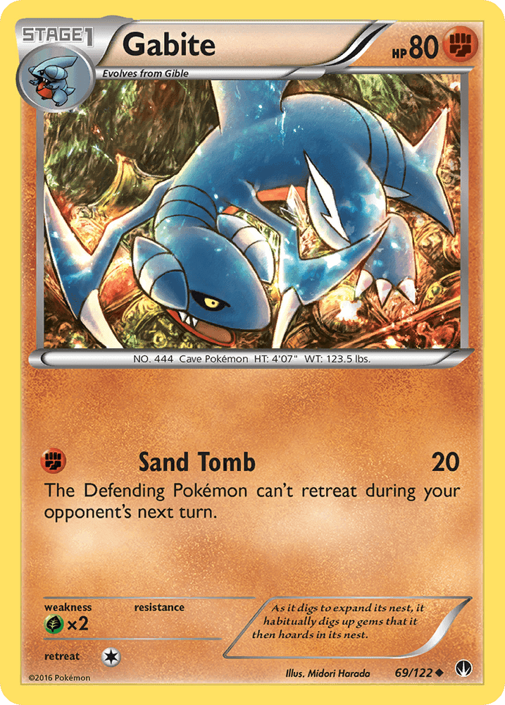 Gabite (69/122) [XY: BREAKpoint] (Online Only)