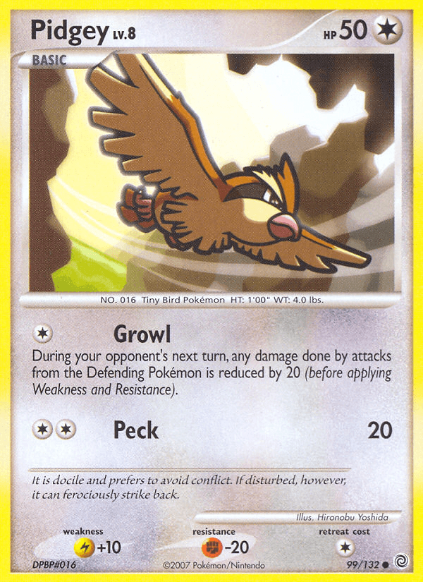 Pidgey (99/132) [Diamond & Pearl: Secret Wonders] (Online Only)