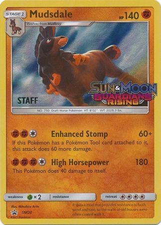 Mudsdale (SM20) (Staff Prerelease Promo) [Sun & Moon: Black Star Promos] (Online Only)