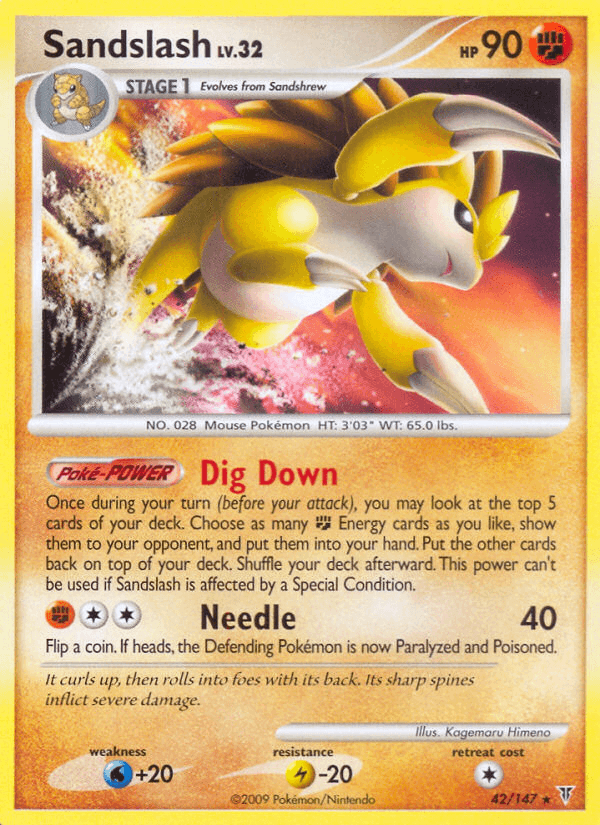 Sandslash (42/147) [Platinum: Supreme Victors] (Online Only)