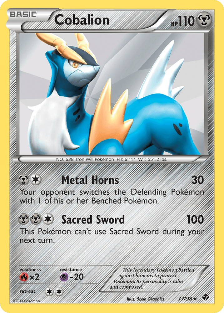 Cobalion (77/98) [Black & White: Emerging Powers] (Online Only)