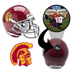 USC Trojans College Football Collectible Mini Helmet - Picture Inside - FANZ Collectibles (Online Order Only) (ONLINE ORDER ONLY)