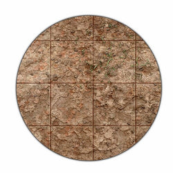 Monster Scenery: 3x3 Adventure Mat - Broken Grassland / Desert Scrubland