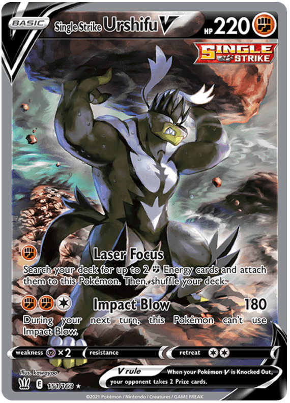 Single Strike Urshifu V (151/163) [Sword & Shield: Battle Styles] (Online Only)