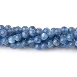 4mm Blue Kyanite Plain Round Beads 16 inch 100 pieces (ONLINE ORDER ONLY)